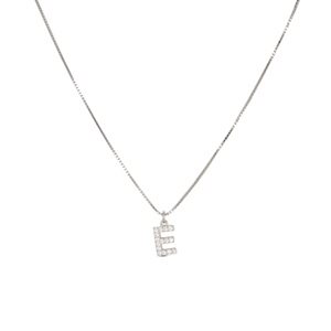 Collana Dilvdò Donna Letters in Argento Zircone CLDBE - CLDBE